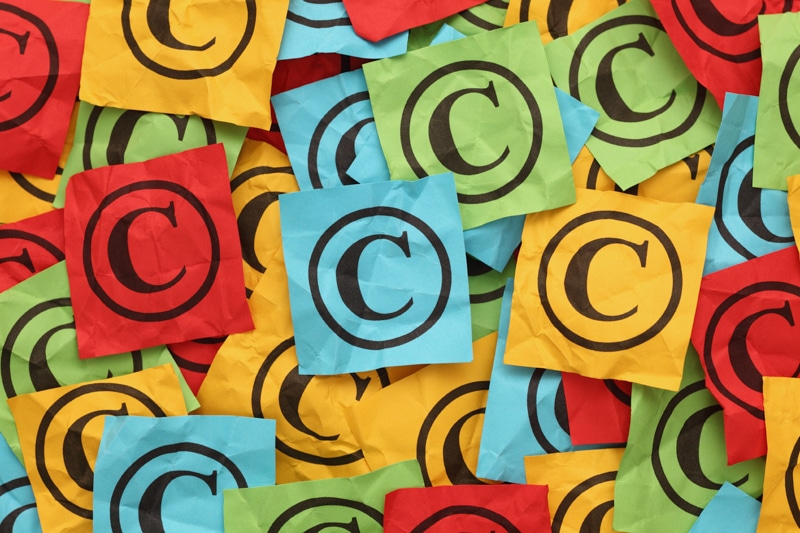 Copyright symbols