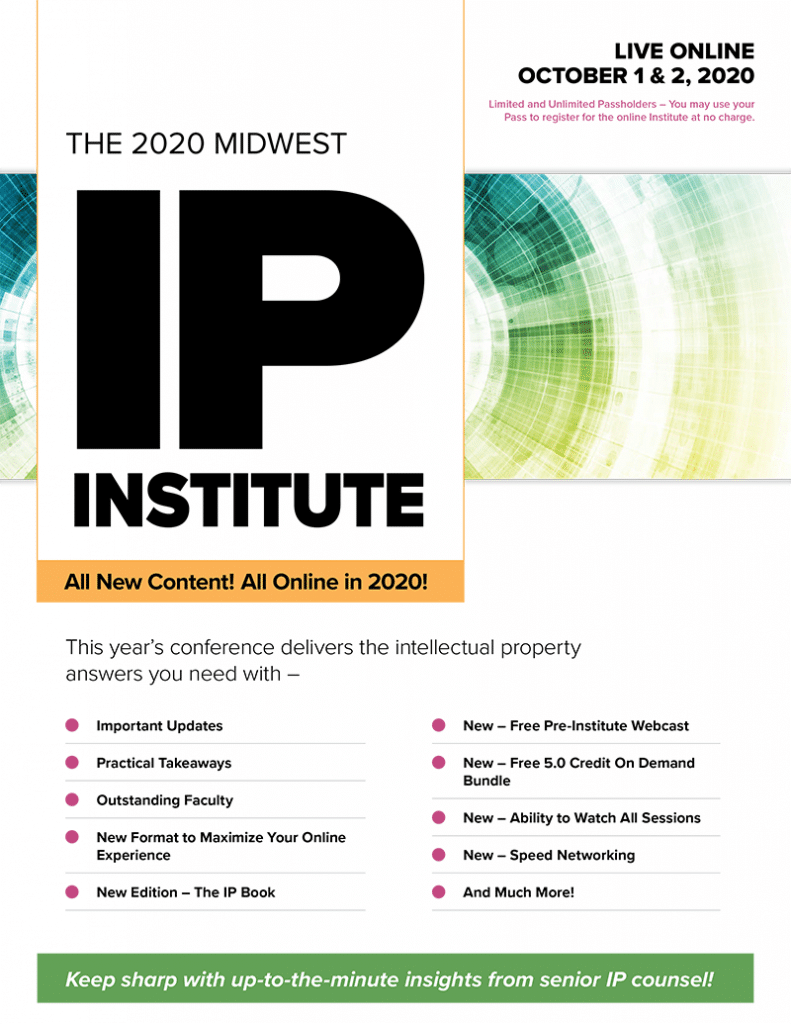 Midwest IP Institute Brochure Cover