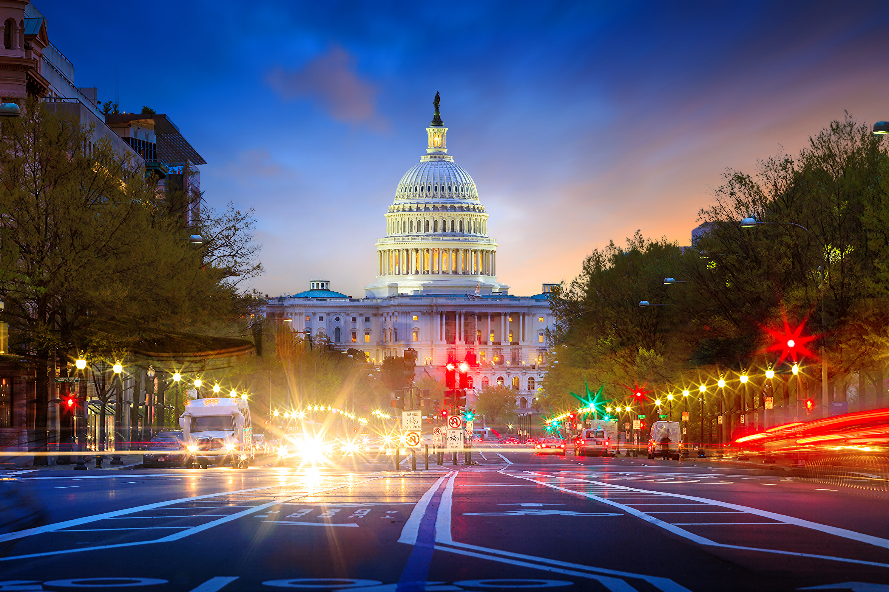 U.S. Capitol at Night